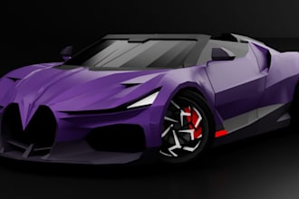 fix 3d generic hyper car,wide car fairing,bomber bullet car,blender,car physics