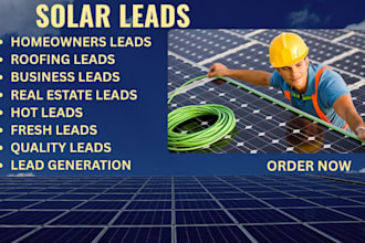 generate hot solar leads solar landing page solar panel leads solar leads