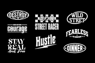 design logo for your clothing brand urban streetwear visual for fashion