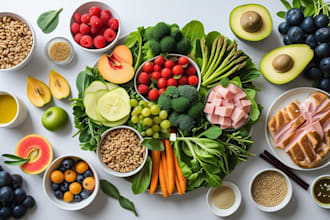design professional food plan meal  for you with high quality delivery fast