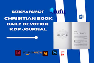 design, format christian book, daily devotion, KDP journal prayer book