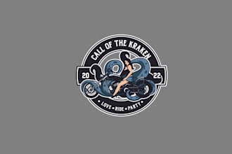 design elegant party ride bar logo