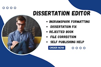 fix your rejected ingramspark book or dissertation formatting fast