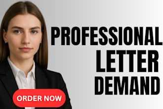 create a professsional and assertive credit dispute or demand letter