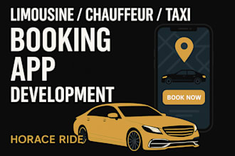 develop professional limousine, chauffeur, taxi booking app, private driver app