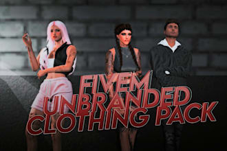 build an unbranded clothing addon pack for your fivem server