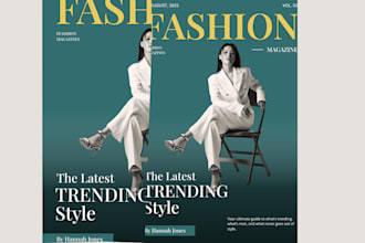 design a digital magazine,product catalog,flipbook, cover, magazine layout