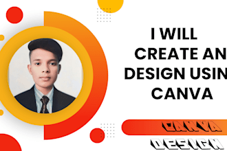 create any design using canva because I am an expert in canva design