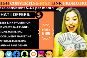 do organic etsy promotion, etsy shop promotion to boost etsy traffic and sales