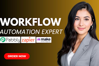 be your workflow management expert using pabbly zapier and make