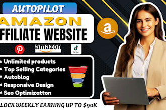 setup autopilot amazon affiliate marketing website pinterest marketing tiktok ad