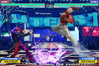 create 2d 3d multiplayer fighting game, street fight, shooting and action game