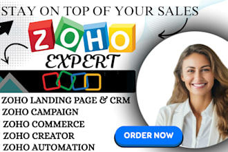 set up customize zoho desk customer service software CRM automation integration
