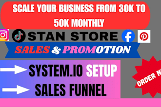 do stan store marketing stan store system io sales funnel stan store promotion