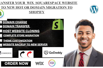 connect domain from godaddy or squarespace to shopify,wix,squarespace website