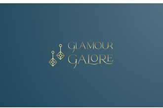 a modern and elegant jewelry logo
