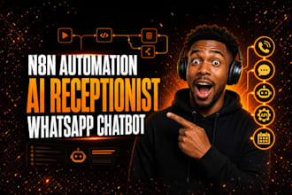 do n8n ai receptionist whatsapp chatbot n8n automation claude code as n8n expert