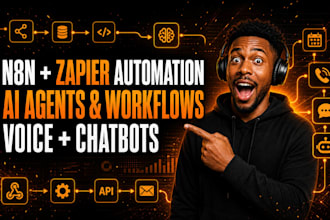 setup ai receptionist n8n automation zapier automation business automation