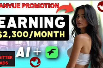 grow fanvue subsribers, ai fanvue marketing, fanvue management via twitter ads