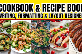 write, design, format, cookbook recipe, high protein, mediterranean, meal prep