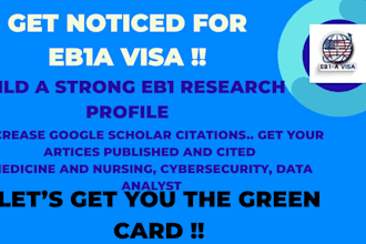 write and publish eb1 criteria research articles on google scholar with citation