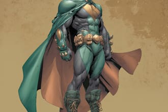 create photo to cartoon character superhero comic book