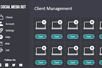develop social media bot, livestreaming bot, tiktok bot, website automation bot