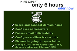 configure or fix dns record,cname,spf,dkim,dmarc, mx record