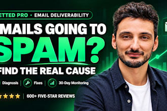 audit why your emails go to spam and show exactly what to fix
