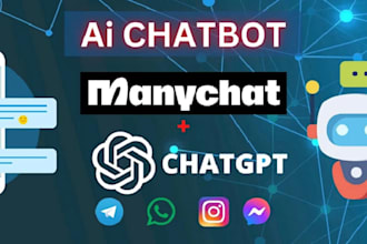 create powerful ai chatbot automations with manychat for messenger, ig, whatsapp