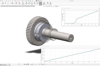 3d cad design or simulation using solidworks or ansys