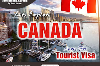 help you in visa filing for USA canada and schengen