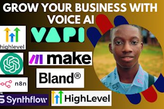 inbound outbound cold calling ai voice agent using ghl vapi ai synthflow bland