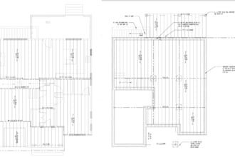 do framing plan, city permit house blueprint structural plan drawing draftsman