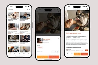develop on demand pet care app, pet training app, pet care website, health care