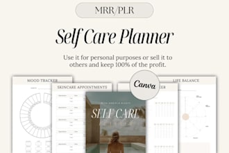 design selfcare journal, mental health, prayer journal, christian planner
