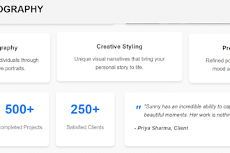 beautiful website with help of an ai