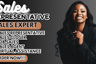 be your sales closer, salesperson sales agent sales rep deal closing sales leads