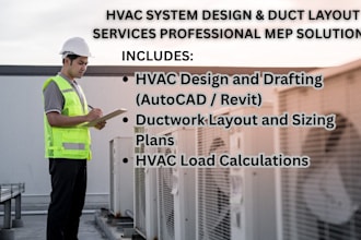 do hvac calculation and duct design for permit