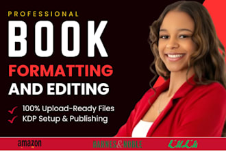 do book editing and formatting, kdp book formatting and developmental editing
