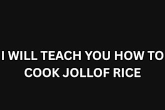 teach you how to cook jollof rice
