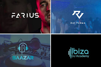design custom dj, music, luxury, band, rap and brand logo