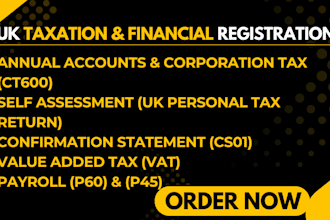 do UK company accounts corporation tax returns vat self assessment