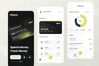 create loan app, banking app, fintech app, finance app