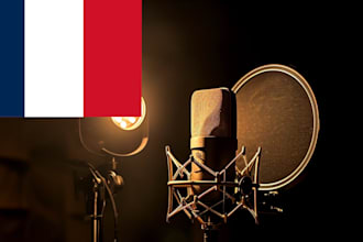 offer french voice over from our pool of artists