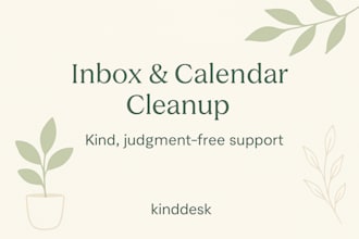 organize your inbox and calendar with calm and care