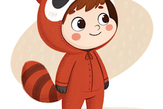 create an illustration ideal for nursery decor