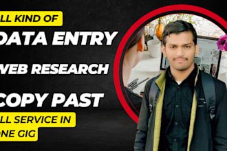 do data entry, copy paste, web research, quick task