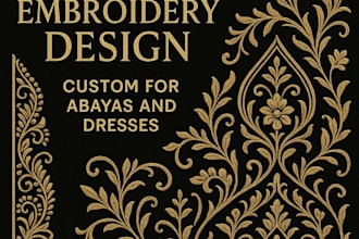 design elegant arabic embroidery patterns