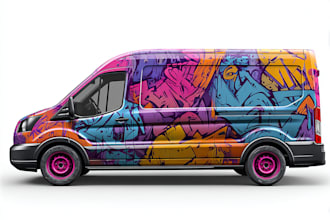 do racing car wrap design, car wrap ,van wrap design